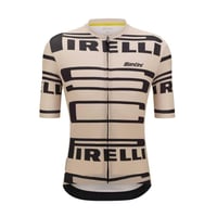 サンティーニ PIRELLI  ピレリ スポーツクラブ・サイクリングジャージ ベージュ