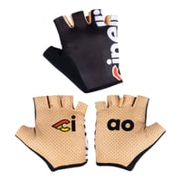 チネリ グローブ SUPERCORSA SHORT FINGERS BLACK SCRITTA LOGO CINELLI