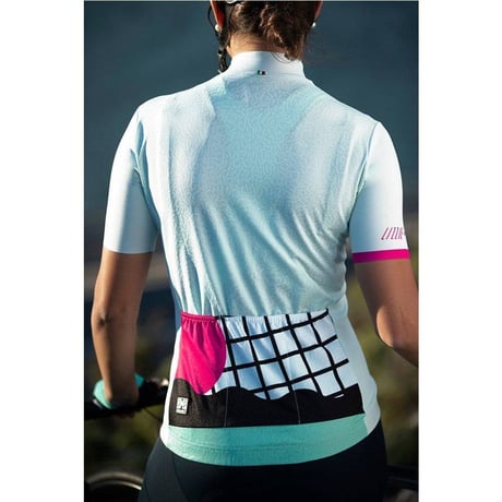 【Santini サンティーニ】SLEEK GRIDO ウーマンズ ジャージ グリーン