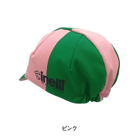 チネリ キャップ WE BIKE HARDER PINK