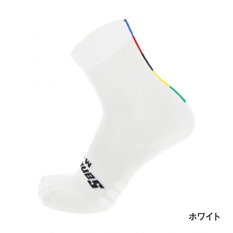 サンティーニ　ソックス　UCI OFFICIAL - CYCLING SOCKS ホワイト