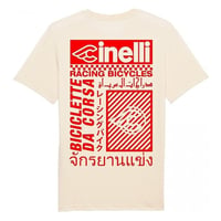 チネリ Tシャツ RACING BICYCLES NATURAL RAW