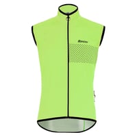 【Santini サンティーニ】GUARD NIMBUS RAINPROOF VEST レインプルーフベスト フルオグリーン