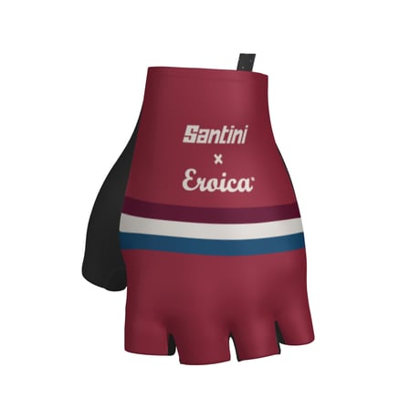 サンティーニ　EROICA TIMO - CYCLING GLOVES BORDEAUX