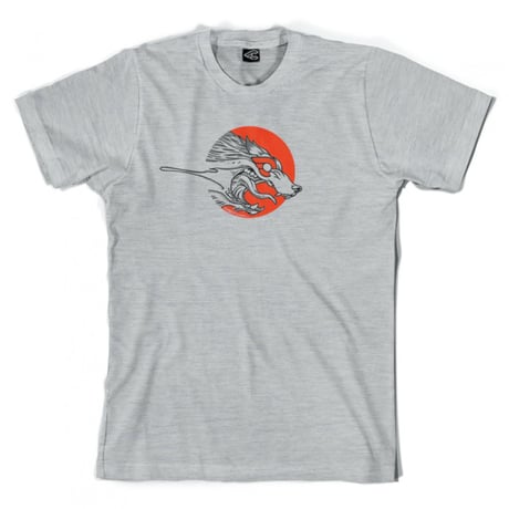 チネリ　ザ ウルフ Tシャツ グレイ