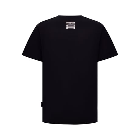 サンティーニ PIRELLI  ピレリ スポーツクラブ TAPE Tシャツ ブラック