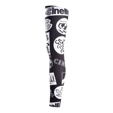 チネリ レッグウォーマー TEMPO LEG WARMER BLACK PATTERN CINELLI