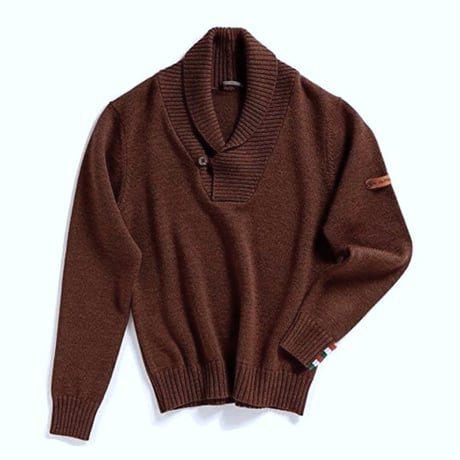 デマルキ　GALIBIER SWEATER　ガリビエ　セーター　ブラウン
