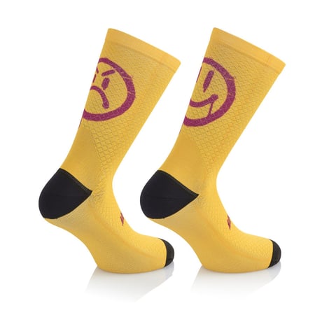 SMILE EMOTIONS SOCKS スマイルエモーションズ ソックス イエロー