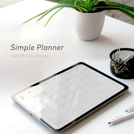 Simple Planner 2024（1月はじまり版）