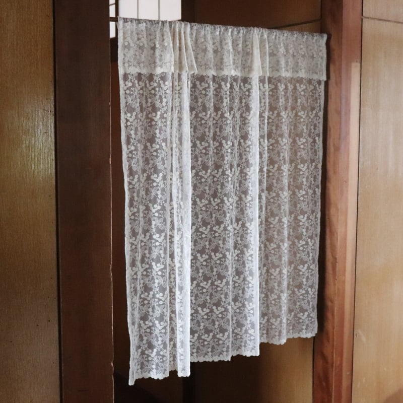 チュールレース・カフェカーテン【B】 | 羽布（ウフ）