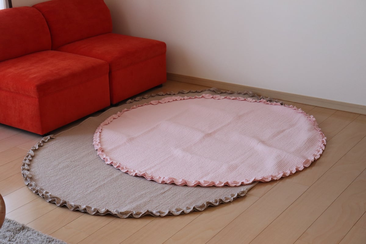 お花畑ラグ | 羽布（ウフ）