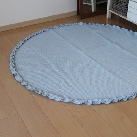 お花畑ラグ