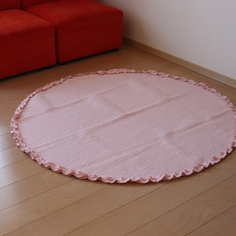 お花畑ラグ