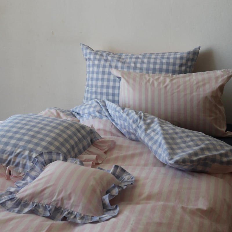 フリルクッションカバー | 羽布（ウフ）