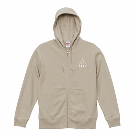 BRLCジップアップパーカー(beige)メンズ BC02035