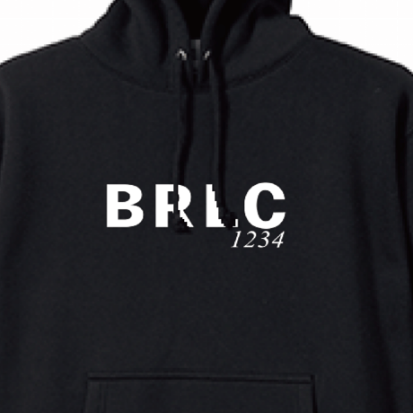 セミオーダーBRLCロゴプルオーバーパーカー(black)メンズ BC02022Z