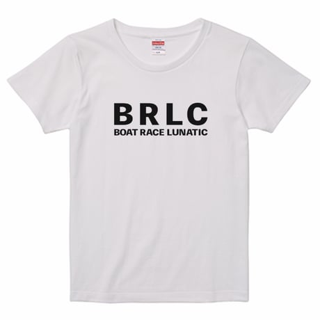 BRLCネックプリントTシャツ(white)レディース BC01111W