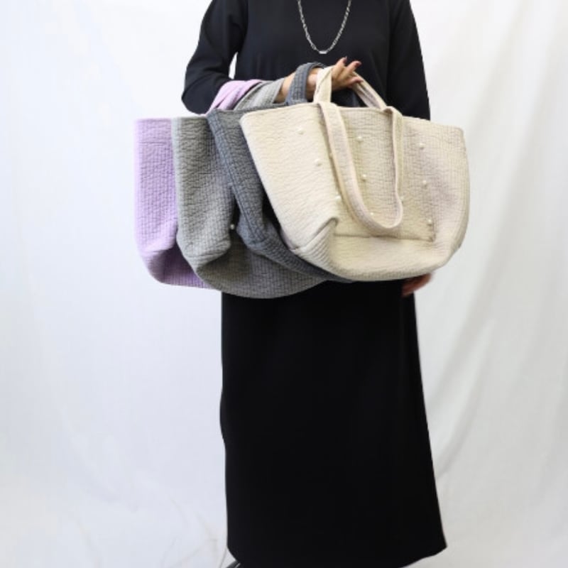 #ミニマリ　ヌビバッグ　トートバッグ　パール KOBE LETTUCE ヌビバッグ パール トート レディース バッグ 鞄