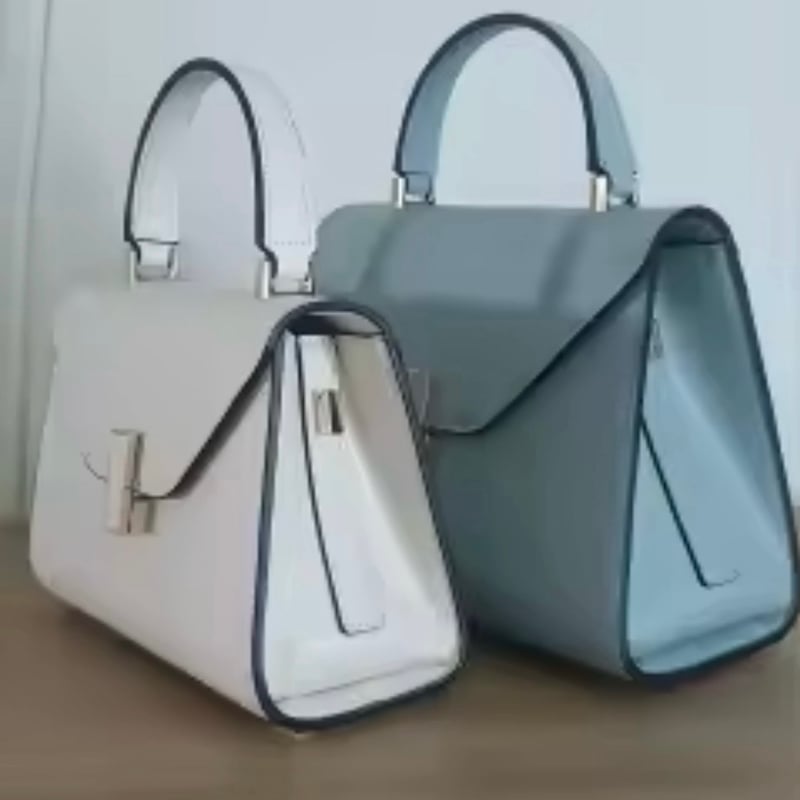 NisoharA グレーベージュ ハンドバッグ 本革 ショルダー NisoharA グレーベージュ ハンドバッグ 本革 ショルダー