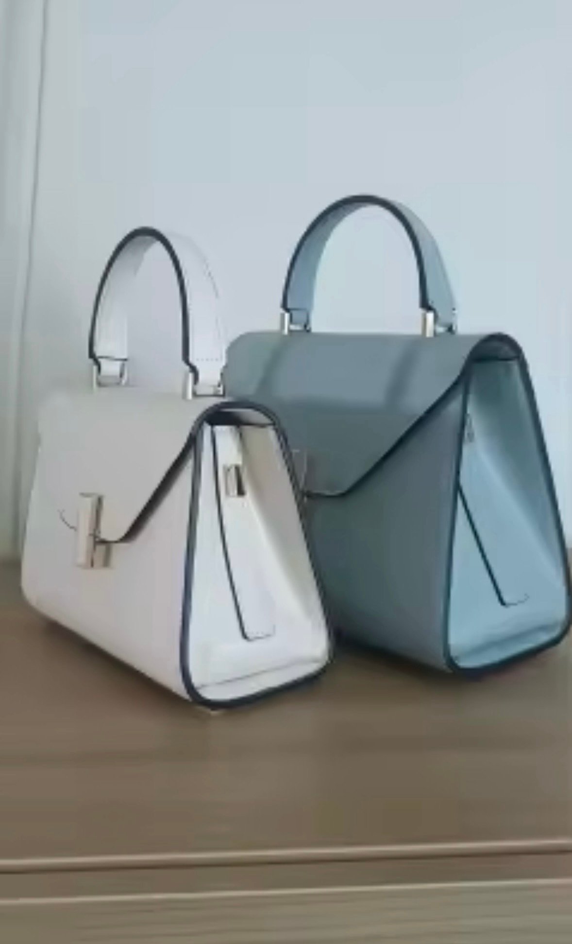 予約】 本革 トップハンドルバッグ クロスショルダーバッグ 2