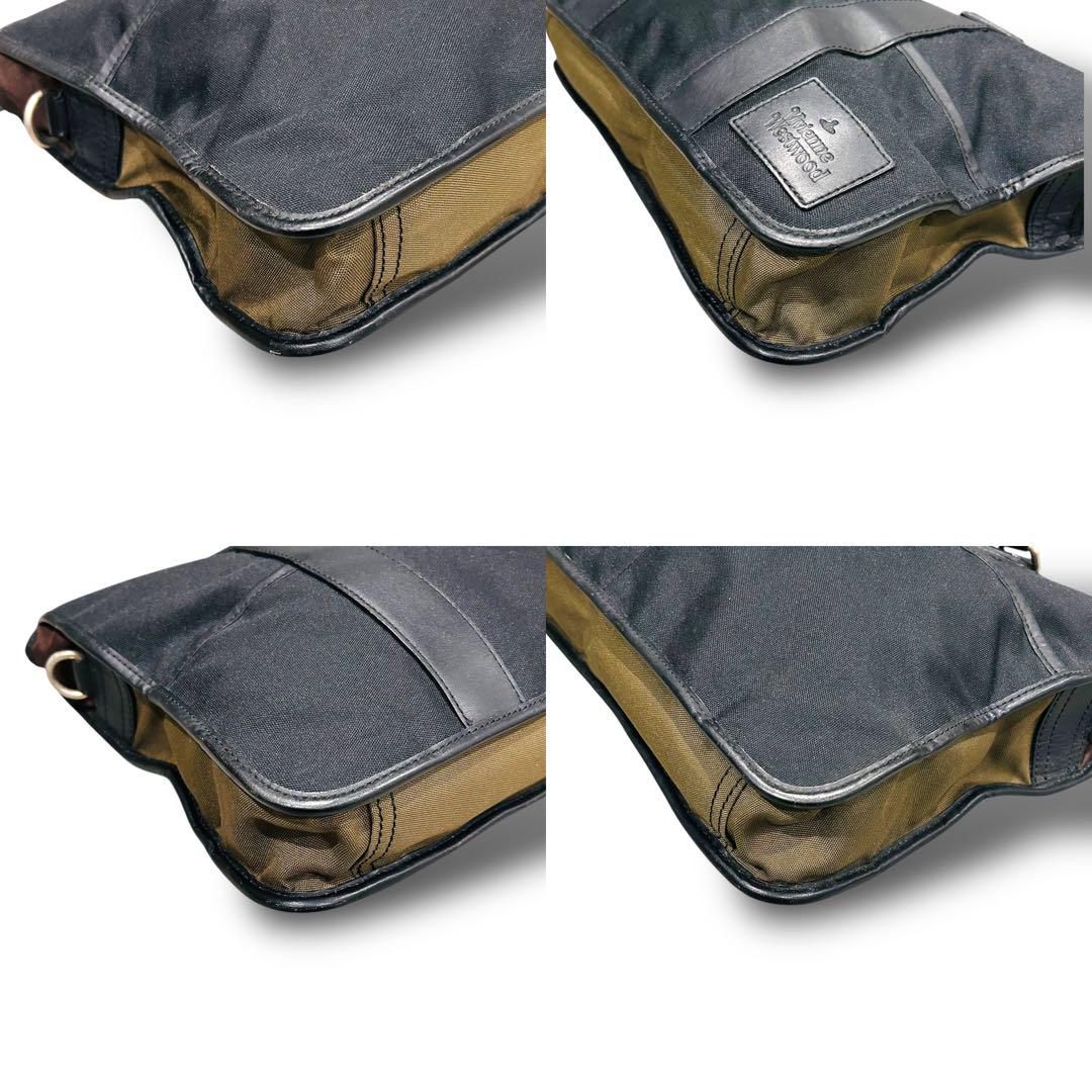 【美品】ヴィヴィアンウエストウッド 2WAYビジネスバッグ レザー 黒 5Q38 美品 Vivienne Westwood ヴィヴィアン メンズ ビジネスバッグ