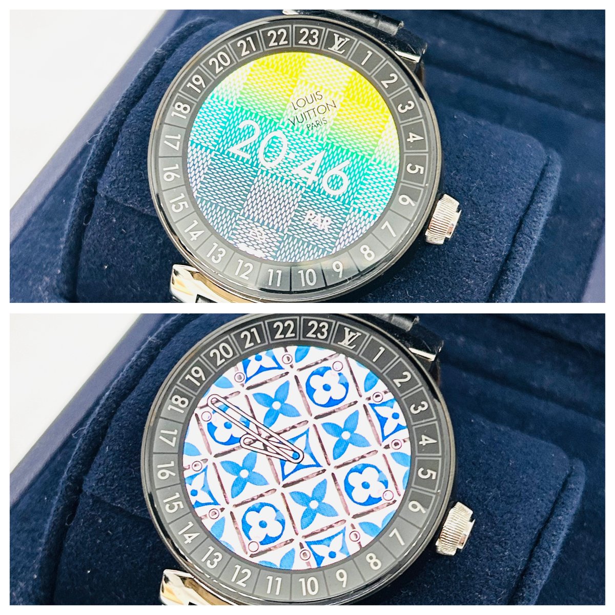 LOUIS VUITTON ヴィトン タンブール ホライゾンV2 Dバックル 腕時計 メンズ