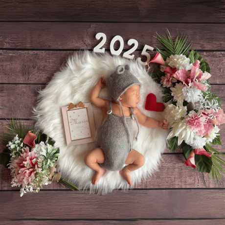 背景布　【　クリスマスI　】　サンプル　ニューボーンフォトなどに♪ 背景布【クリスマスI】サンプルニューボーンフォトなどに♪