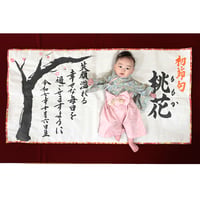 【販売品】書アート：初節句（女の子用）