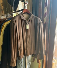 50s レーヨンギャバジンジャケットリバーシブル