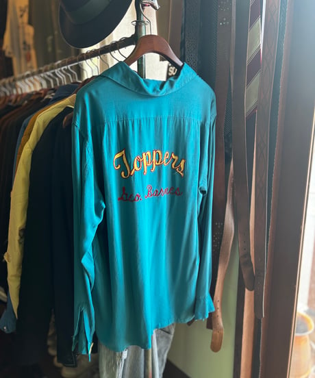 CAMPUS 50s レーヨンギャバ ボウリングシャツ