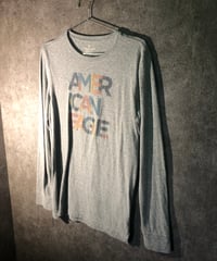 AMERICAN EAGLE ロンT グレー