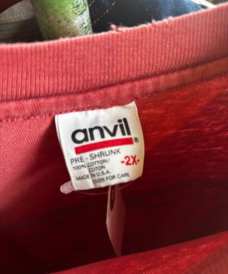 anvil 90s プリント T