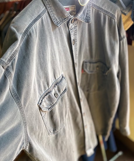 Levi's LEDtab デニムシャツ　スミクロ