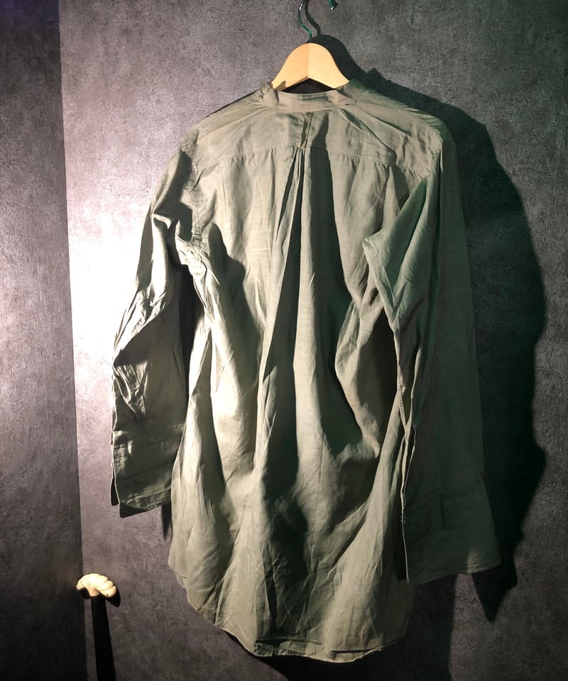 偕行社製 旧日本軍陸軍将校用 バンドカラーシャツ | USED STORE 偕行社製 旧日本軍陸軍将校用 バンドカラーシャツ | USED STORE