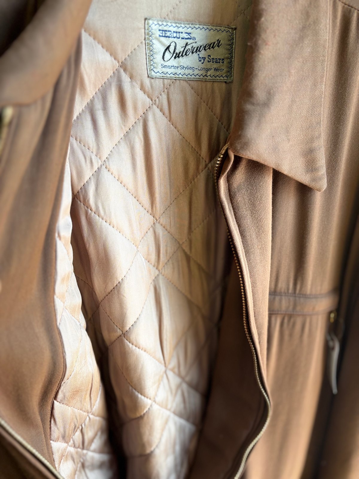 60s HERCULES ギャバジンジャケット　茄子紺 60'S HERCULES 2nd Type Denim Jacket 60年代 ヘラクレス 2ndタイプ