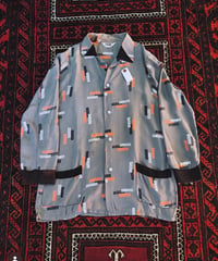 TEXTRON 50s アトミック柄　シルクシャツ