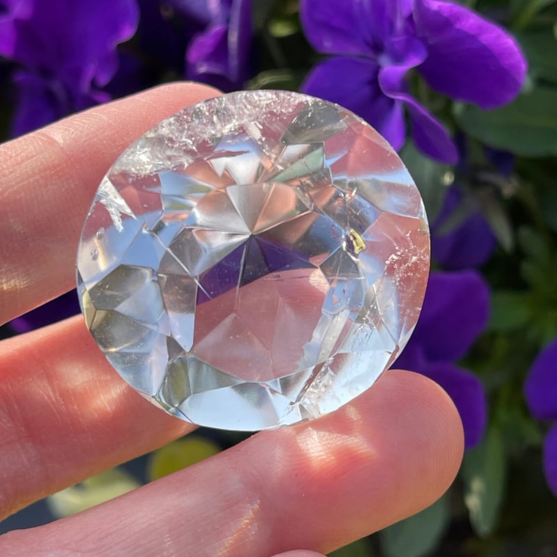 レア✨レムリアンクォーツ ダイヤモンドカット | 天使の灯石 michelle