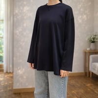 [竹布]The★（ひとつぼし）スウェットラウンドネック