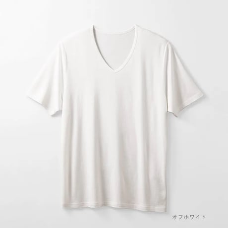 [竹布]ＶネックＴシャツ（Men's）