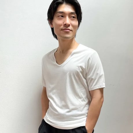 [竹布]ＶネックＴシャツ（Men's）