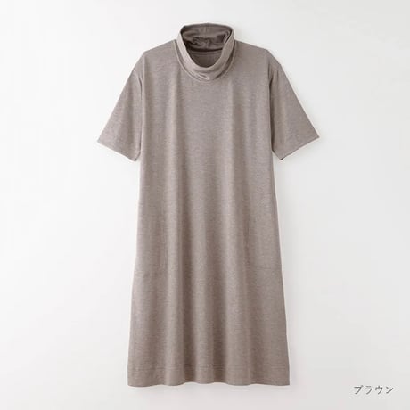 [竹布] 癒布ワンピース