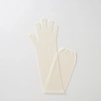 [竹布/ガーゼ社]無縫製ガーゼロング手袋