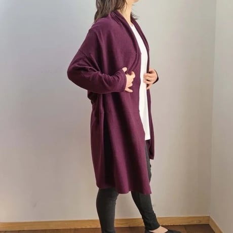 ［竹布 ］癒布（ゆふ）2WAYカーディガン