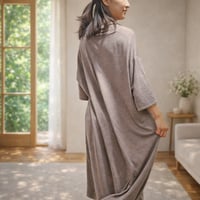 [竹布] 癒布ワンピース