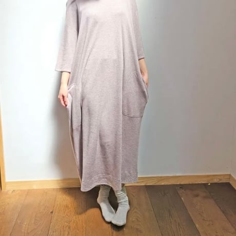 [竹布] 癒布ワンピース