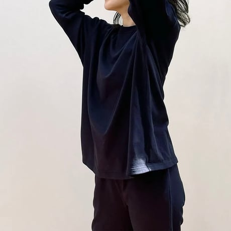 [竹布]The★（ひとつぼし）スウェットラウンドネック