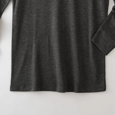 ［竹布 ］men's 癒布（ゆふ）長袖Vネック