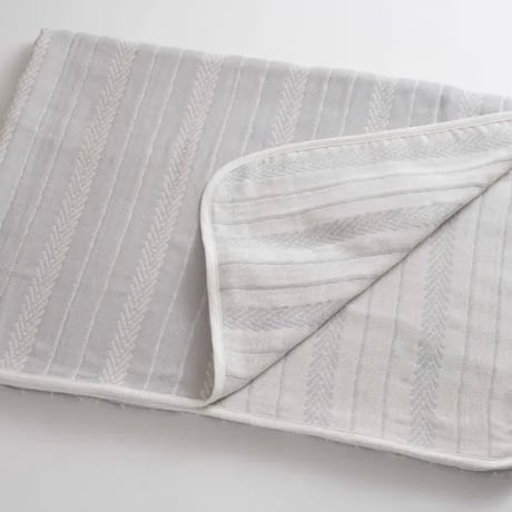 [竹布]赤ちゃんから大人まで、安心の抗菌性。三重ガーゼケット（鈴風）
