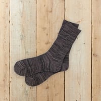 [竹布］先丸リブソックス